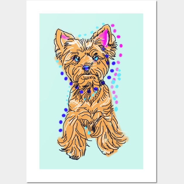 Always Keep Your Yorkie Around You Wall Art by lalanny